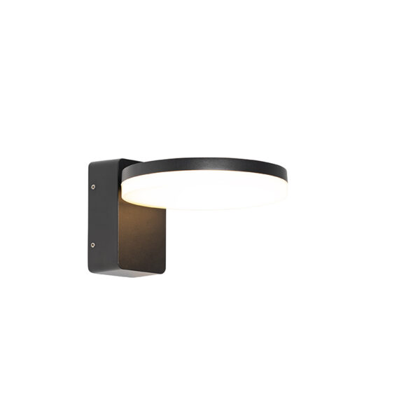 wandlampen buiten Moderne wandlamp zwart incl. LED IP54 Esmee Aluminium Zwart De is een opvallende verschijning aan je lamp gemaakt van aluminium. Hij heeft