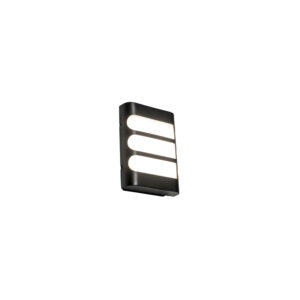 wandlampen buiten Moderne wandlamp zwart incl. LED IP44 Gaev Roestvrij staal Zwart is een mooie moderne lamp voor aan de wand. Door zijn van spatwaterdicht en