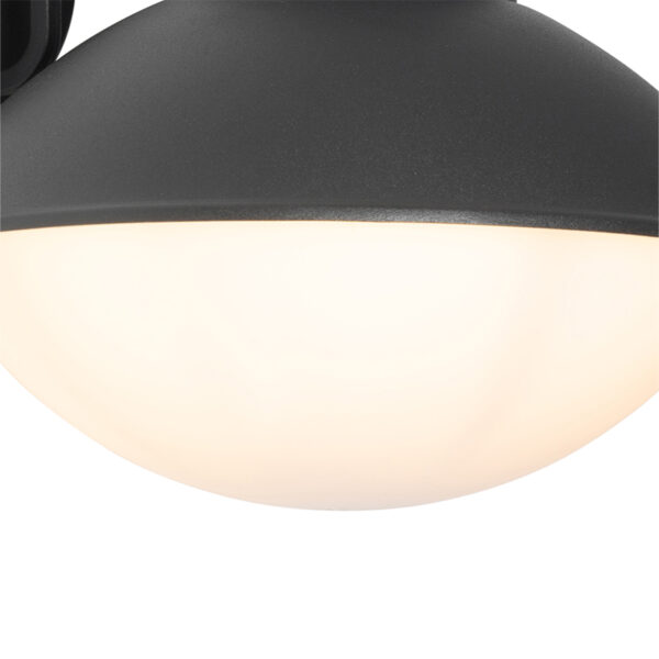 Moderne buiten wandlamp zwart IP44 - Marcel - Afbeelding 2