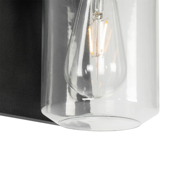 Moderne wandlamp zwart IP54 - Marshall - Afbeelding 2
