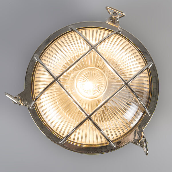Retro wandlamp chroom IP44 - Nautica rond - Afbeelding 2