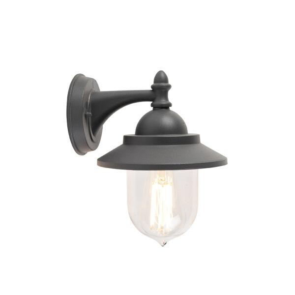 wandlampen buiten Romantische buitenwandlamp donker grijs Oxford AluminiumKunststof Donkergrijs Ben je op zoek naar een klassieke antiek aandoende Dan is deze