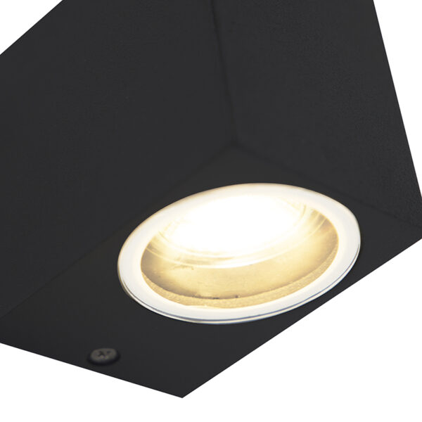 Set van 4 moderne wandlampen zwart IP44 - Baleno - Afbeelding 2