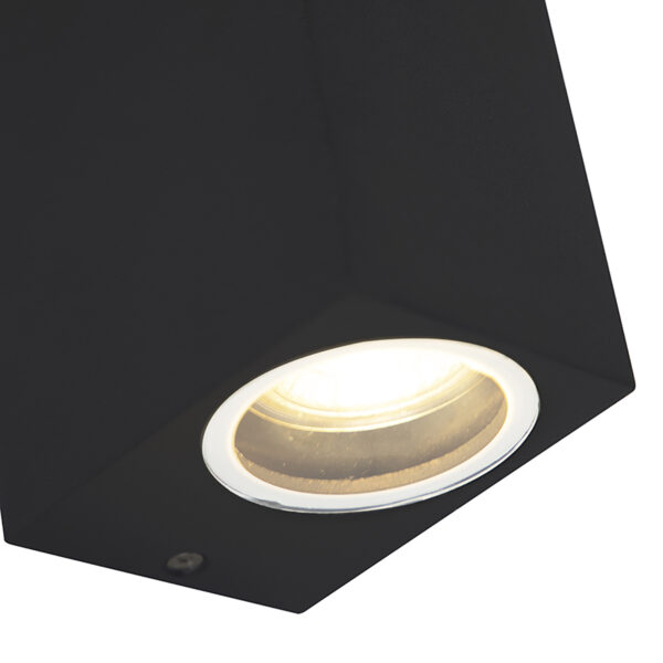 Set van 2 moderne wandlampen zwart 2-lichts IP44 - Baleno - Afbeelding 2