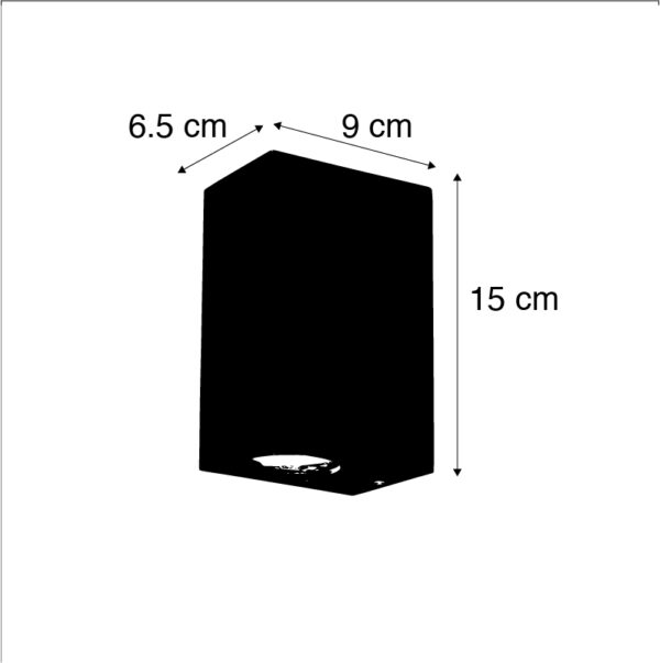 Set van 2 industriële wandlampen roestbruin 2-lichts IP44 - Baleno - Afbeelding 3