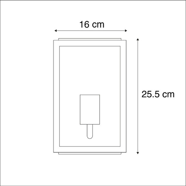 Smart buitenwandlamp zwart incl. WiFi A60 IP44- Rotterdam 2 - Afbeelding 3