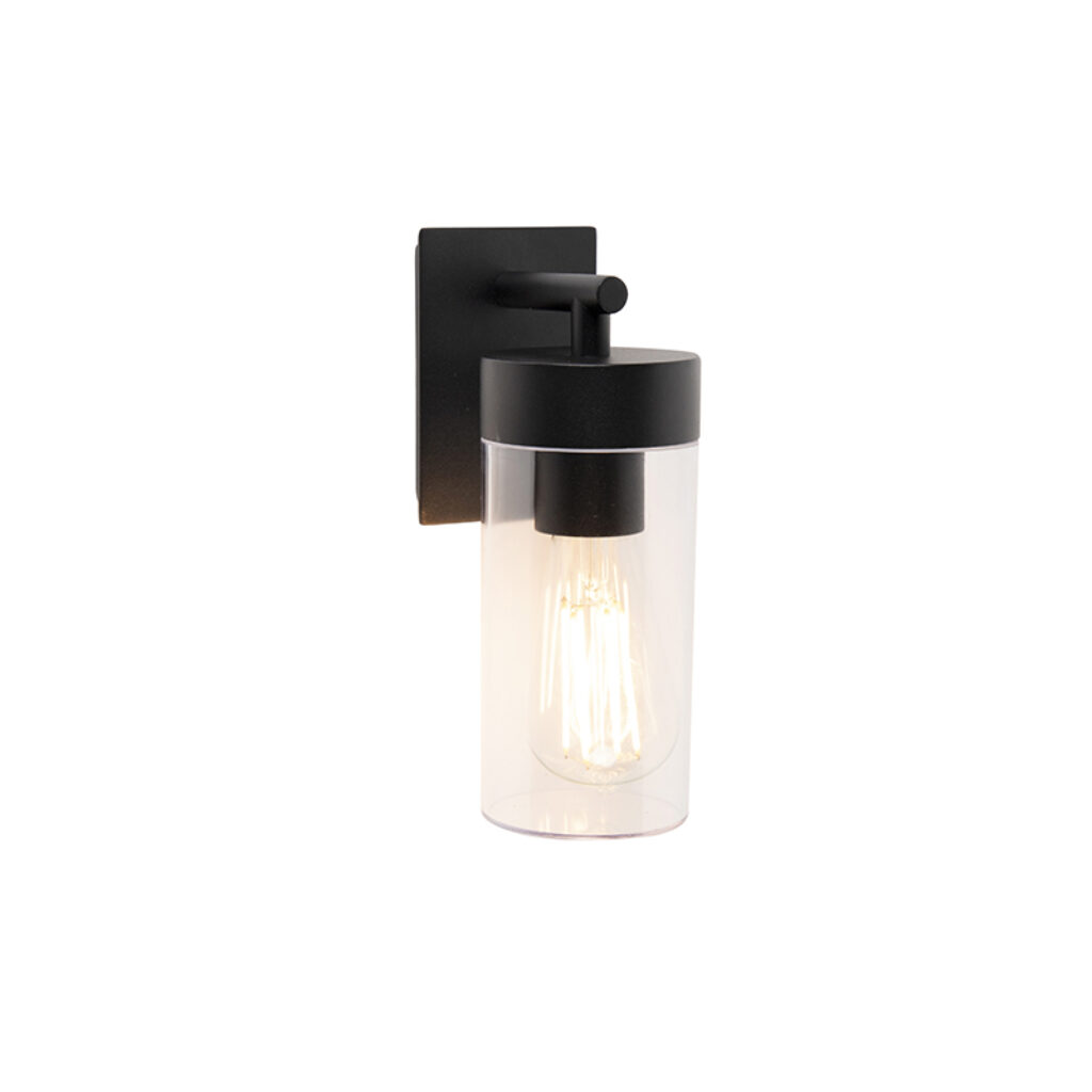 wandlampen buiten Smart moderne buitenwandlamp zwart incl. wifi ST64 Rullo Roestvrij staal Zwart Gezellige buitenlamp deze Rullo. Mooi afgewerkt in met RVS. Hij
