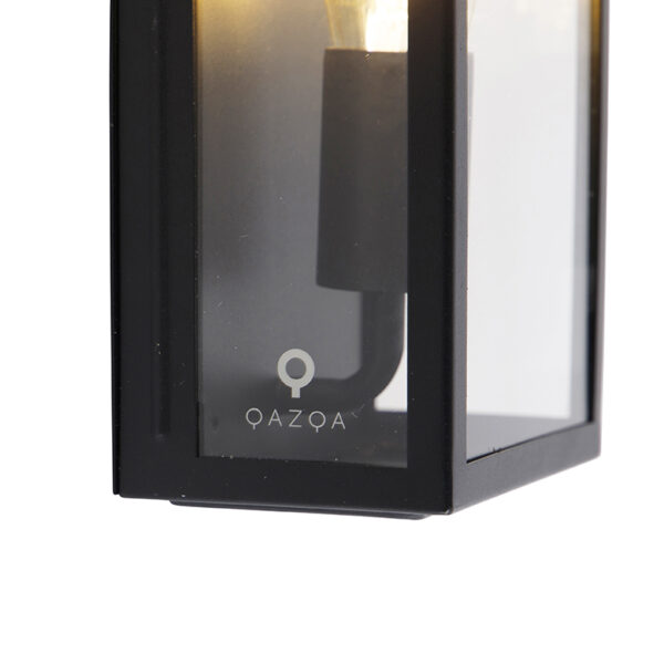 Smart buiten wandlamp zwart incl. WiFi ST64 IP44 - Rotterdam - Afbeelding 2