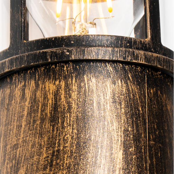Vintage buiten wandlamp antiek goud IP54 - Kiki - Afbeelding 2