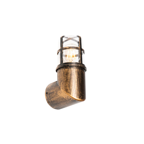 wandlampen buiten Vintage wandlamp antiek goud IP54 Kiki Kunststof Buitenwandlamp zorgt niet alleen voor veiligheid doordat er licht is maar brengt ook een