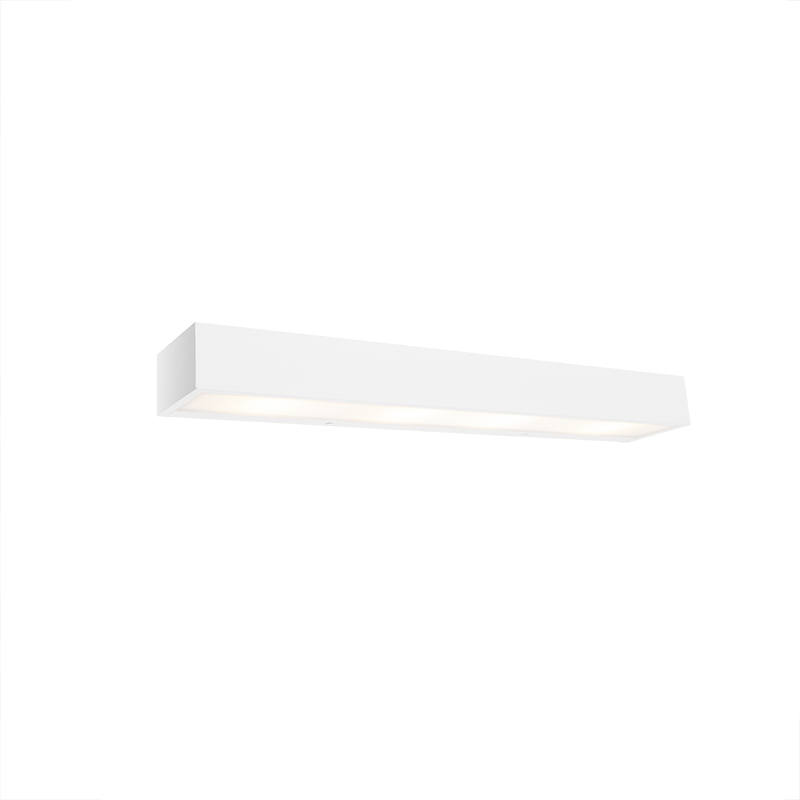 wandlampen Design langwerpige wandlamp wit 60 cm Houx Aluminium Wit De zorgt voor een tijdloze touch aan jouw je keuken woonkamer of slaapkamer worden gezellig