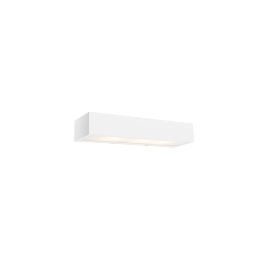 wandlampen Design langwerpige wandlamp wit 35 cm Houx Aluminium Wit De zorgt voor een tijdloze touch aan jouw je keuken woonkamer of slaapkamer worden gezellig