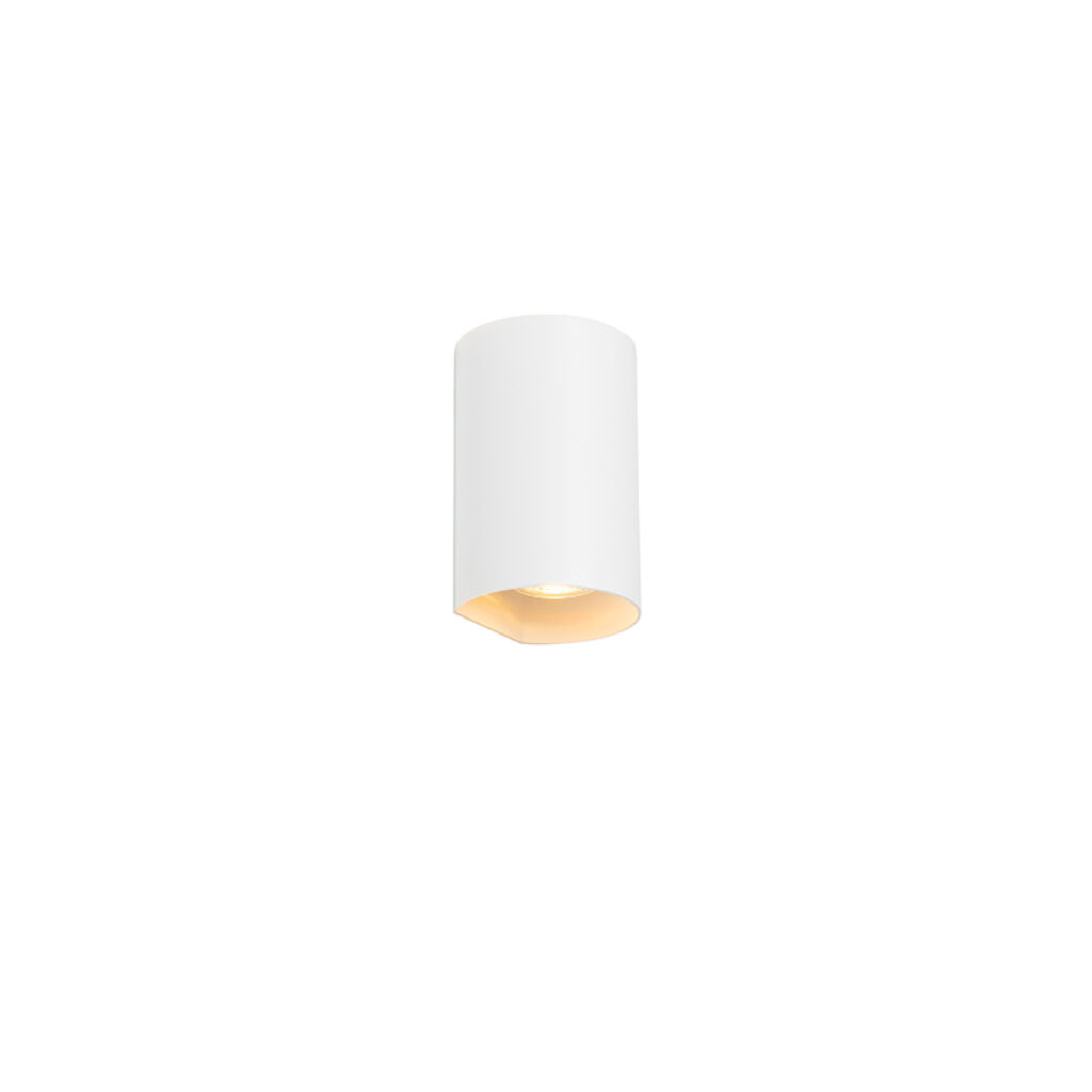 wandlampen Design ronde wandlamp wit Sabbir Aluminium Wit Een tijdloze witte in een minimalistisch design. Maar wel echte Wandlamp is toepasbaar heel veel