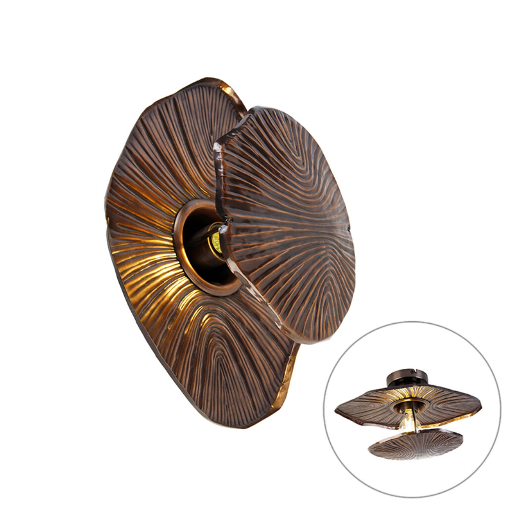 wandlampen Design wandlamp antiek koper Sem Staal Koper Zoek je een echte design Dan is deze iets voor Deze lamp gemaakt van staal en afgewerkt in koperen kleur