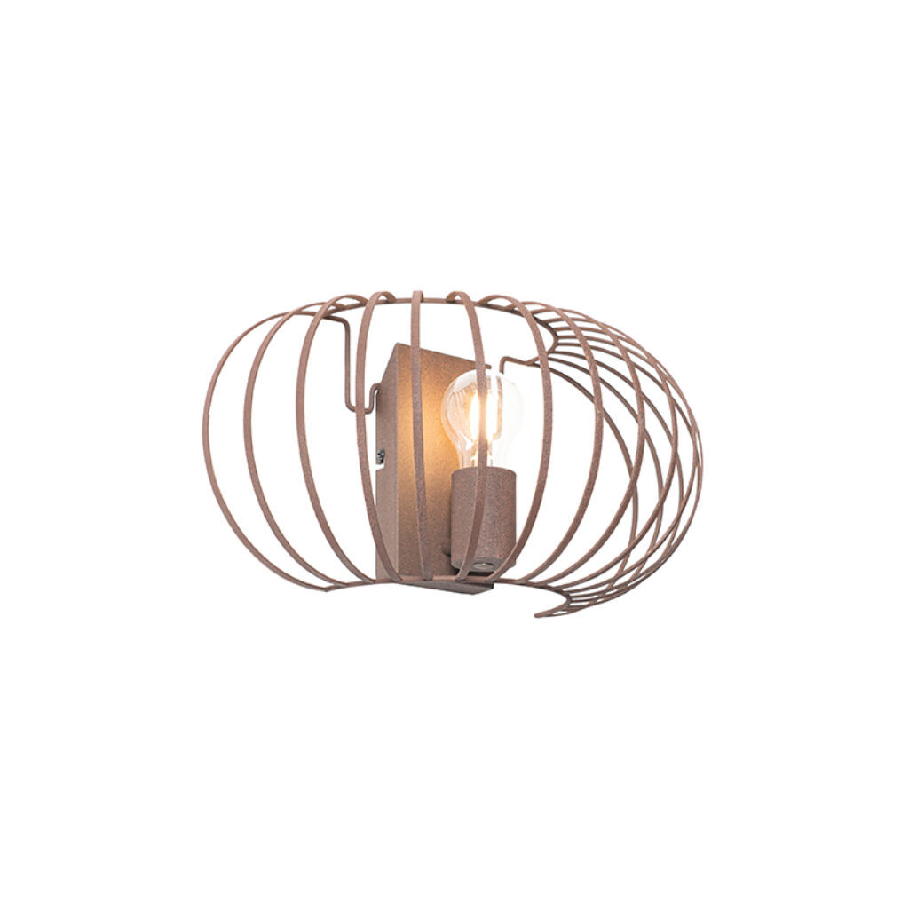 wandlampen Design wandlamp roestbruin 39 cm Johanna Staal Roestbruin Haal een echte design in huis met Johanna. Deze lamp zorgt voor mooi lichteffect op de