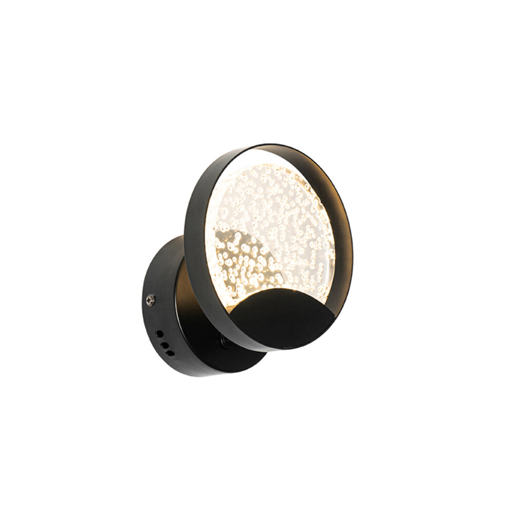wandlampen Design wandlamp zwart incl. LED Patrick KunststofStaal Zwart Haal een echte design in huis met deze Patrick. Deze is gemaakt van kunststof staal en
