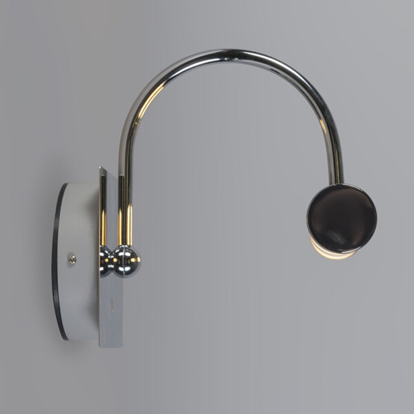 Klassieke badkamer wandlamp chroom IP44 2-lichts - Bath Arc - Afbeelding 2