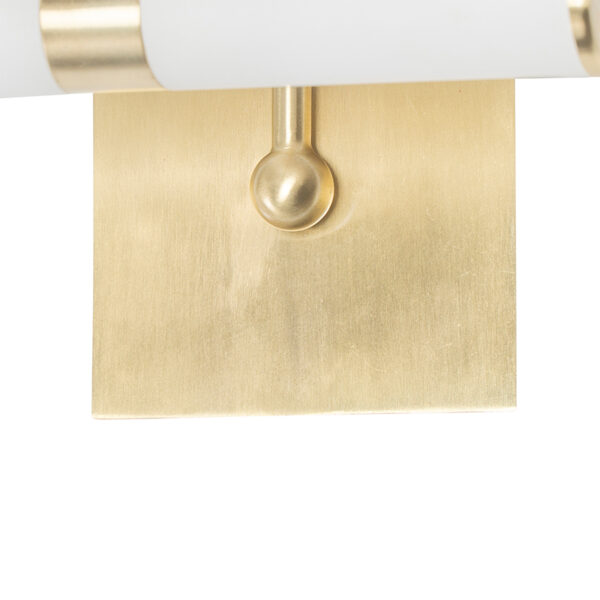 Klassieke badkamer wandlamp goud IP44 2-lichts - Bath Arc - Afbeelding 2