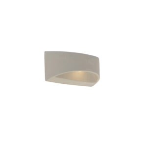 wandlampen Landelijke halfronde wandlamp beton Adelaide Steen Beton Grijs Deze landelijke is gemaakt van beton. Door dit materiaalgebruik krijgt de een strak en