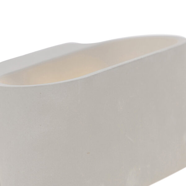 Landelijke ovale wandlamp beton - Arles - Afbeelding 2