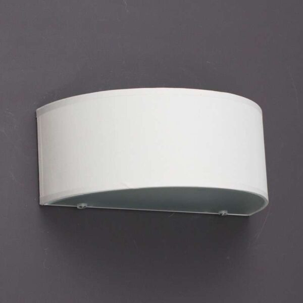 Landelijke wandlamp half rond creme - Drum - Afbeelding 2