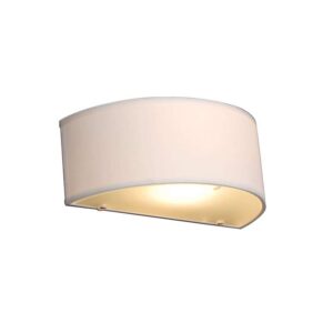 wandlampen Landelijke wandlamp half rond creme Drum GlasStof Deze is een landelijke afgemaakt in stof wat mooi lichteffect jouw woonruimtes. De heeft lichte