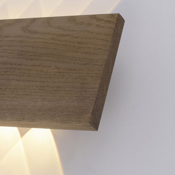 Landelijke wandlamp hout 32 cm incl. LED 6-lichts - Ajdin - Afbeelding 2