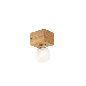 wandlampen Landelijke wandlamp Vintage hout Bloc Hout Bruin is een hele fijne en compacte wandlamp. Doordat hij gemaakt van heeft natuurlijke look past perfect