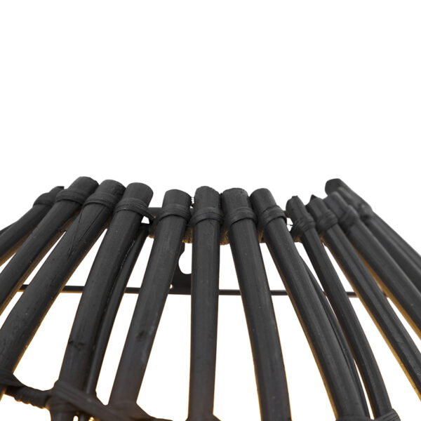 Landelijke wandlamp zwart 25 cm - Canna - Afbeelding 2