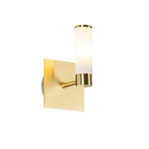 wandlampen Moderne badkamer wandlamp messing IP44 Bath StaalGlas