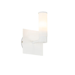 wandlampen Moderne badkamer wandlamp wit IP44 Bath StaalGlas Wit