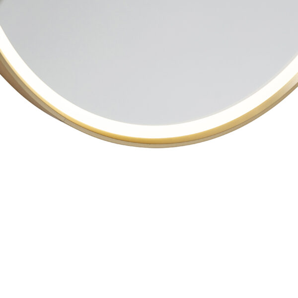 Moderne badkamerspiegel goud incl. LED IP44 met spiegel - Miral - Afbeelding 2