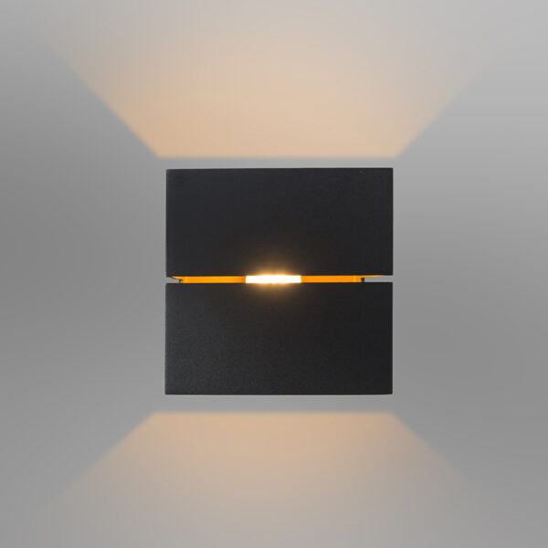Moderne set van 4 wandlampen zwart met goud 2-lichts - Transfer - Afbeelding 2