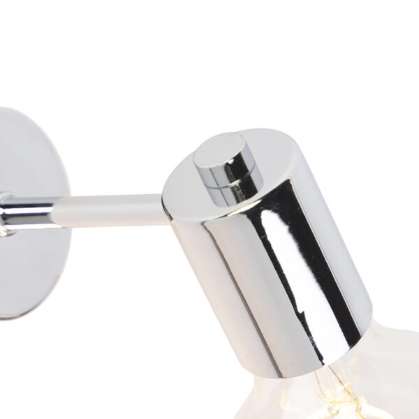 Moderne wandlamp chroom - Facil - Afbeelding 2