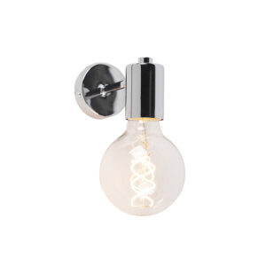 wandlampen Moderne wandlamp chroom Facil Staal Chroom De perfecte keuze voor iedere liefhebber van minimalistische en moderne Kies de onmiskenbare charme die