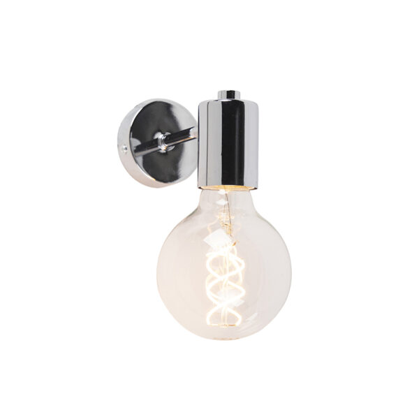 wandlampen Moderne wandlamp chroom Facil Staal Chroom De perfecte keuze voor iedere liefhebber van minimalistische en moderne Kies de onmiskenbare charme die