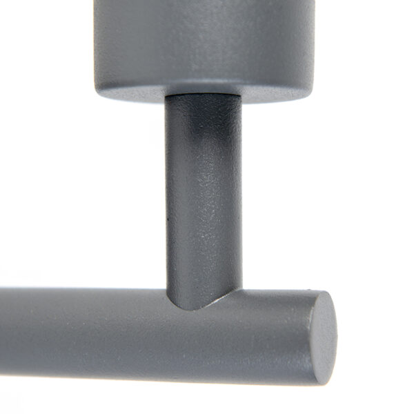 Moderne wandlamp donkergrijs 1-lichts met schakelaar - Combi - Afbeelding 2