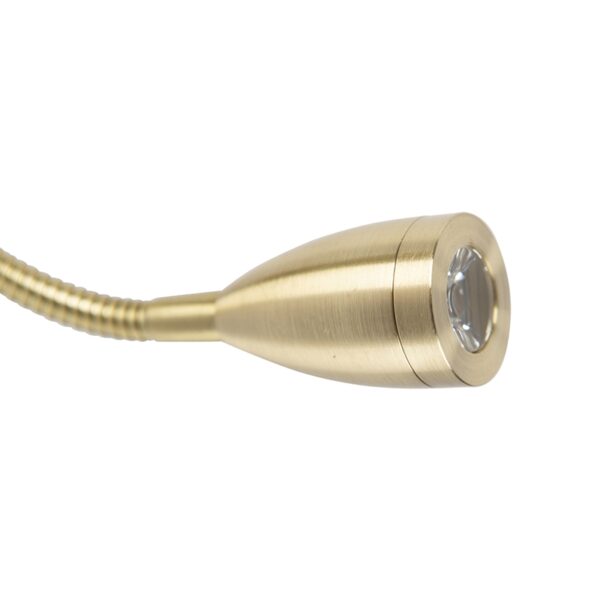 Moderne wandlamp goud met flexarm - Brescia Combi - Afbeelding 2