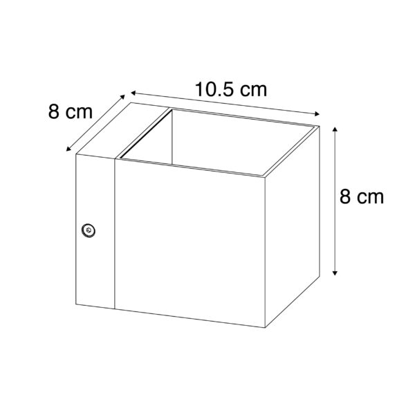 Moderne wandlamp goud - Transfer - Afbeelding 2