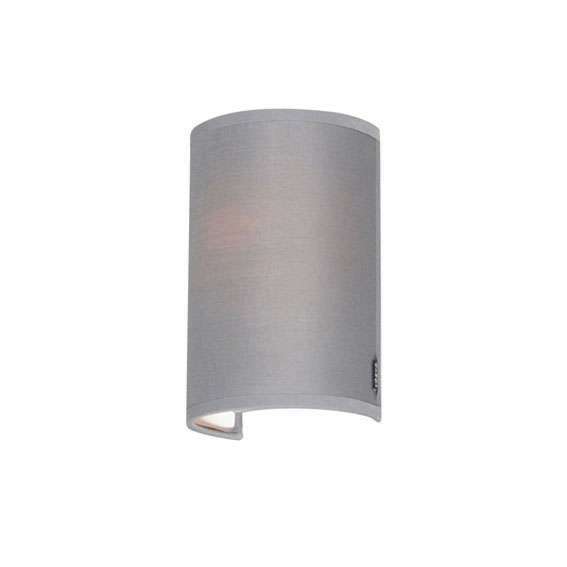 wandlampen Moderne wandlamp grijs Simple Drum Stof Grijs Deze is een moderne afgemaakt in stof wat mooi lichteffect jouw woonruimtes. De heeft grijze kleur