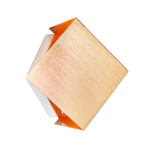 Moderne wandlamp koper - Cube - Afbeelding 2