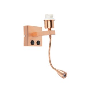 wandlampen Moderne wandlamp koper met flexarm Brescia Combi Metaal Koper koperen die gemakkelijk te combineren is een opvallende of simpele je kan helemaal zelf