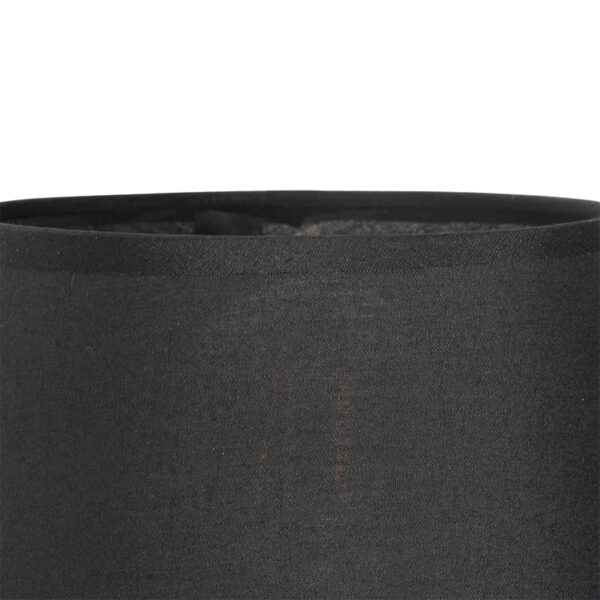 Moderne wandlamp messing met zwart - Pluk - Afbeelding 2