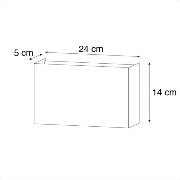 Moderne wandlamp staal - Otan - Afbeelding 3