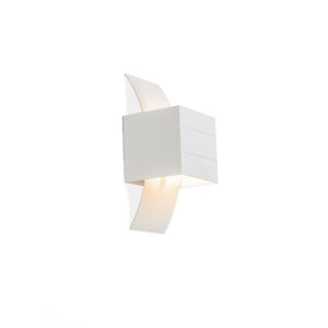 wandlampen Moderne wandlamp wit Amy Aluminium Wit Deze moderne geeft een verrassend Staat mooi in de hal maar eigenlijk kan deze prima iedere ruimte jouw huis.