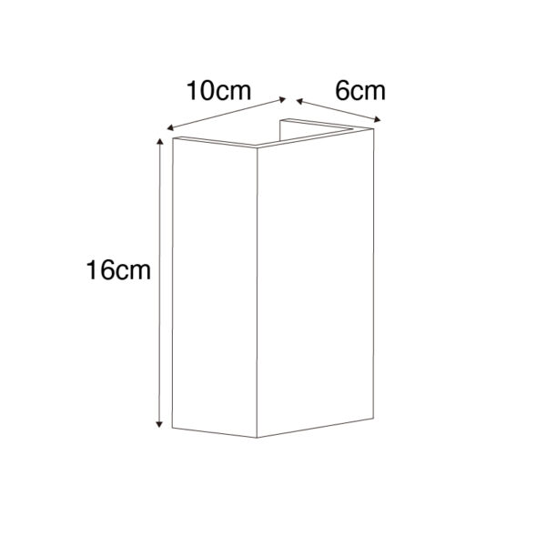 Moderne wandlamp wit - Colja Novo - Afbeelding 3