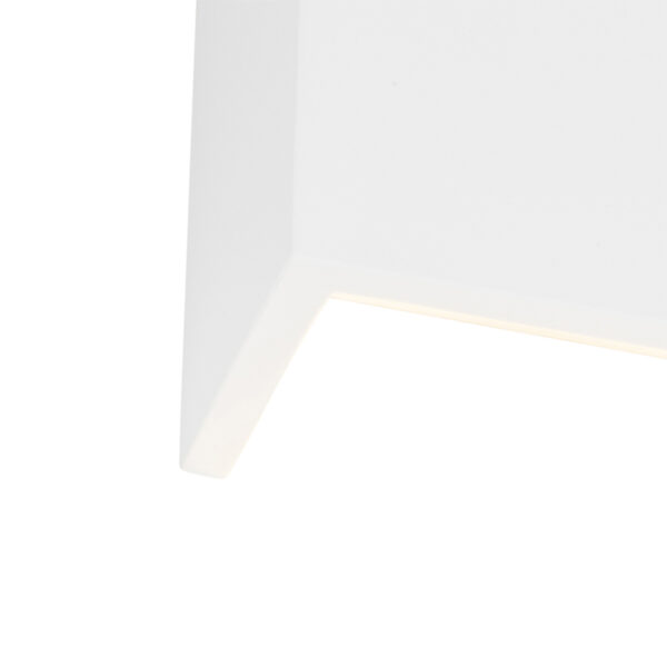 wandlampen Moderne wandlamp wit Colja Novo Gips Wit is een stijlvolle en sfeervolle wandlamp. Zijn strakke design zorgt ervoor dat hij perfect past in modern