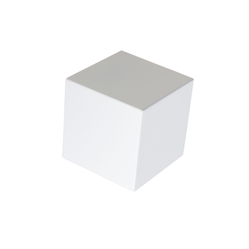 wandlampen Moderne wandlamp wit Cube Aluminium Wit Een fantastische nieuwe toevoeging in de collectie van Wandlamp heeft zijn weg gevonden naar ons assortiment
