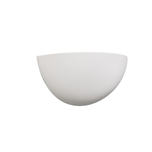 wandlampen Moderne wandlamp wit Gypsy Suki GipsStaal Wit Suke is een super tijdloze die past in ieder interieur. Deze witte gemaakt van gips met staal. Hij