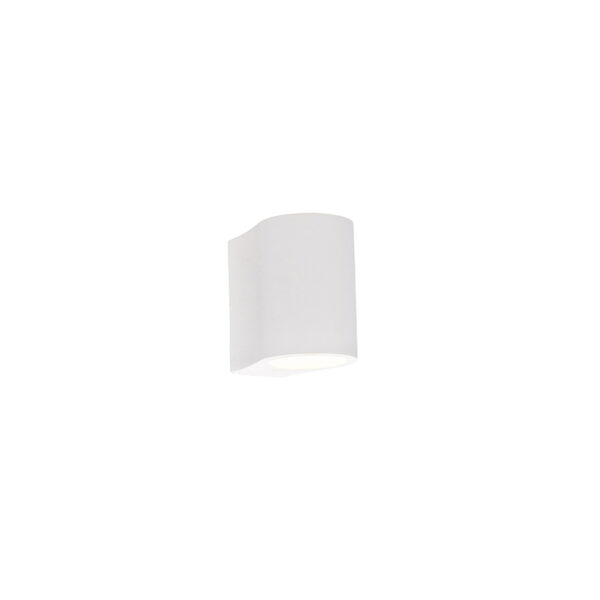 wandlampen Moderne wandlamp wit Gypsy Tubo Gips Wit is een stijlvolle die het licht naar boven en beneden laat schijnen wat mooi effect geeft. Deze witte